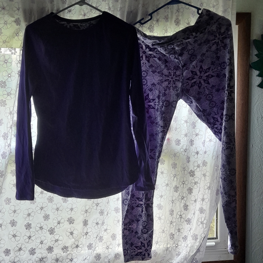 Cuddl Duds Pajama Set | Soft & Cozy Sleepwear | Size Medium | Fall Winter Lounge